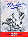 1959 Los Angeles Dodgers Official Bsbl. Year Book