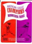 1966 Minnesota Twins Official Bsbl. Yearbook