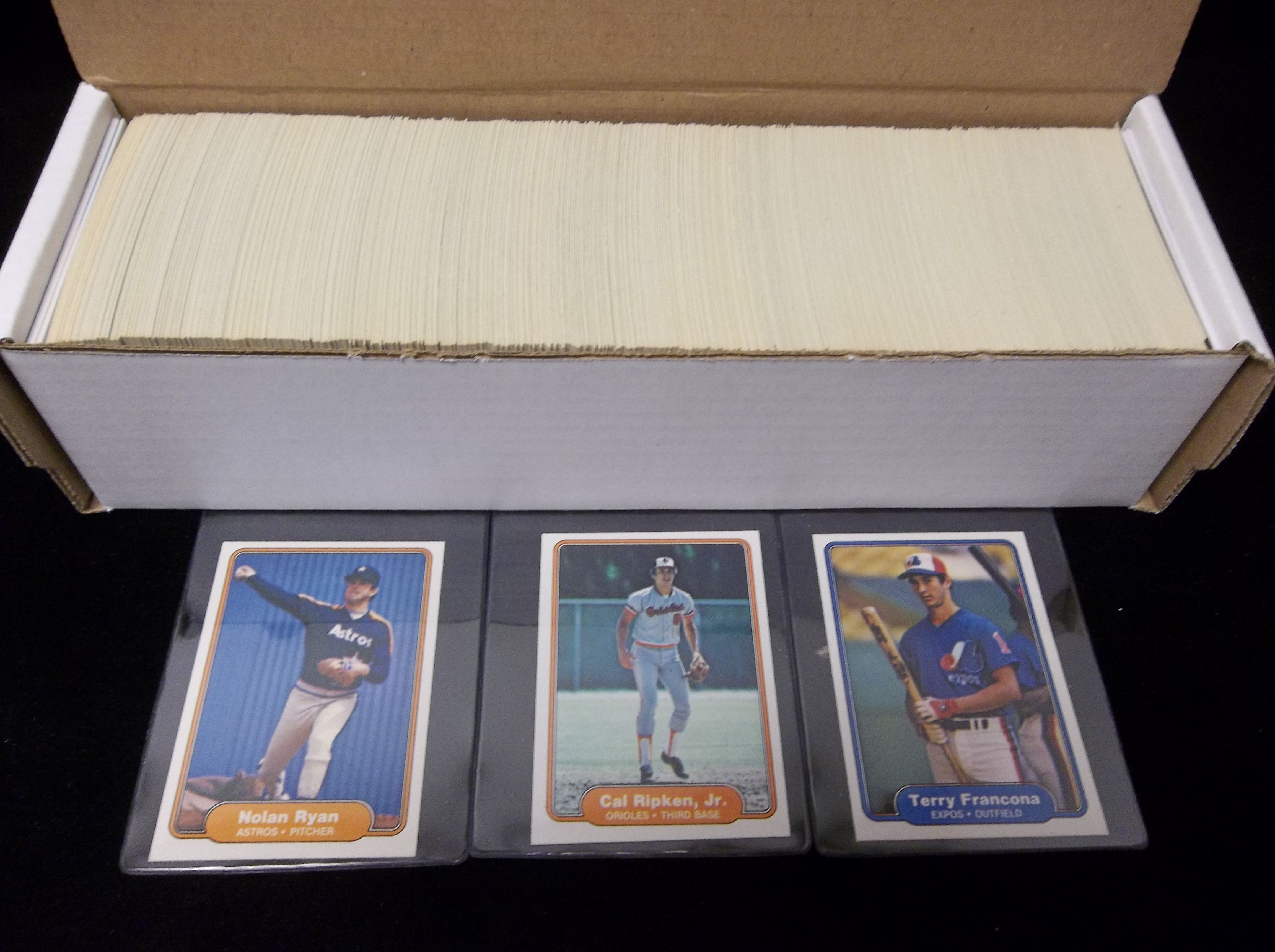 Lot Detail 1982 Fleer Baseball Complete Set Of 660