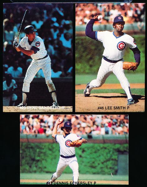 1984 Chicago Cubs Sever-Up Complete Set of 28