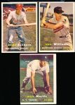 1957 Topps Bb- 3 Diff.- #59 Dick Williams 