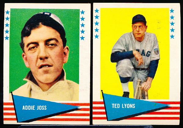 1961 Fleer Baseball Greats- 14 Diff.