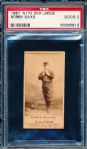 1887 N172 Old Judge Baseball- Bobby Gilks, P., Clevelands- PSA Good 2