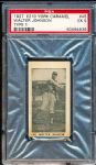 1927 E210 York Caramel- Type 1 - #45 Walter Johnson- PSA Ex 5 