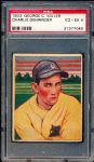 1933 George C. Miller- Charlie Gehringer, Tigers- PSA Vg-Ex 4 