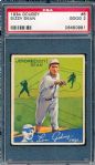 1934 Goudey Bb- #6 Dizzy Dean, Cardinals- PSA Good 2 