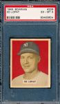 1949 Bowman Baseball- #229 Ed Lopat, Yankees- HI#- RC- PSA Ex-MT 6