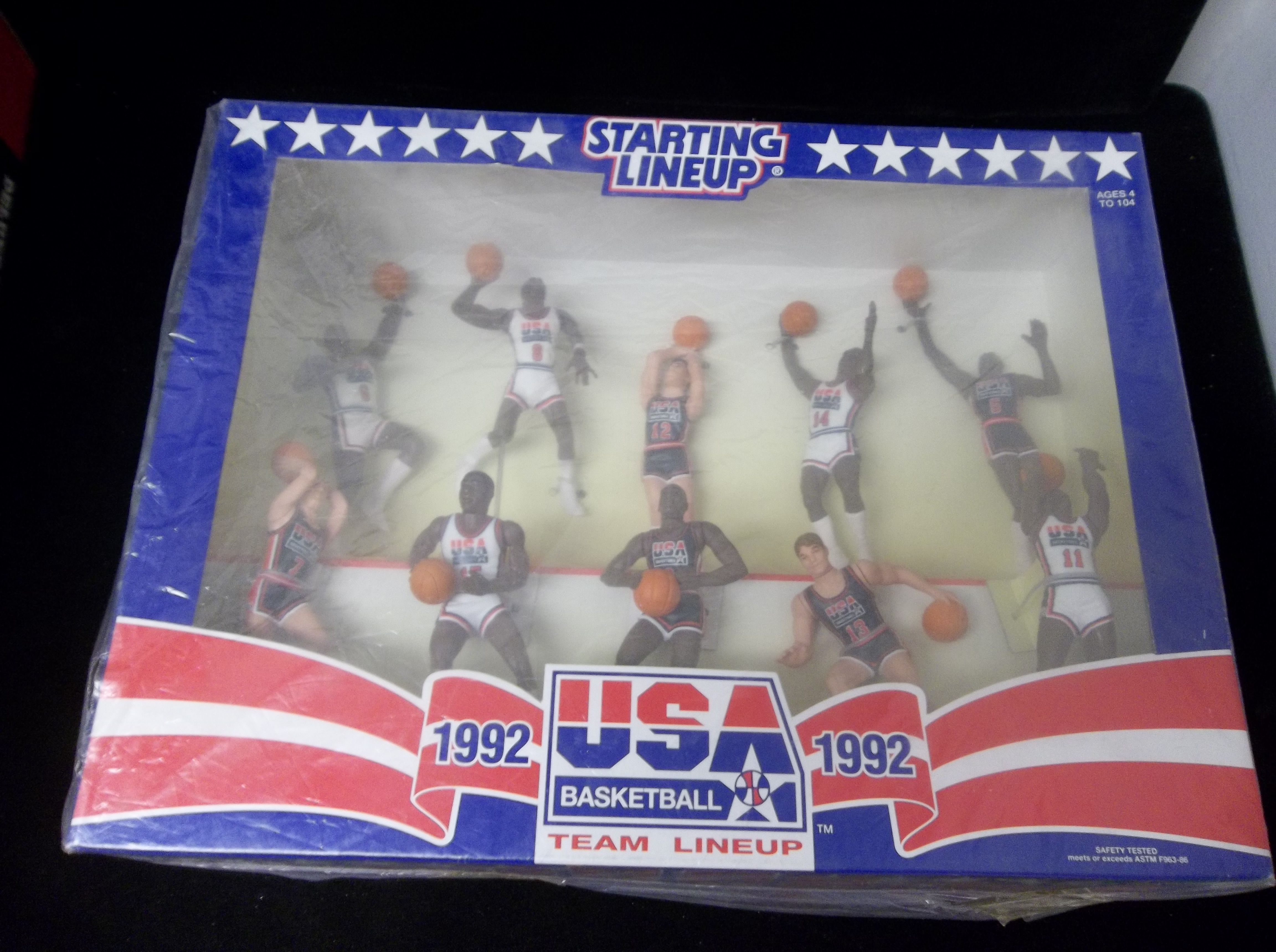 1992 usa dream team starting lineup figures