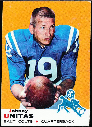 1969 Topps Fb- #25 Johnny Unitas