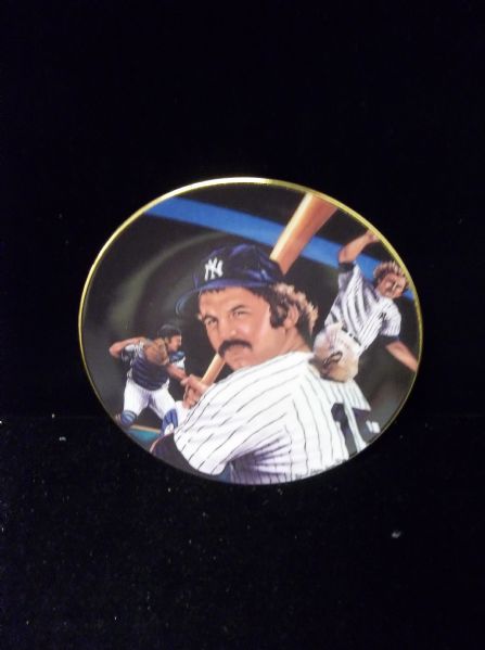 1988 Sports Impression- Thurman Munson Plate by Simon (4-1/8”)