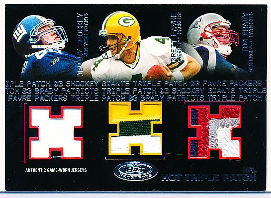 Lot Detail - 2003 Hot Prospects Fb- Triple Patch- #SFB Jeremy