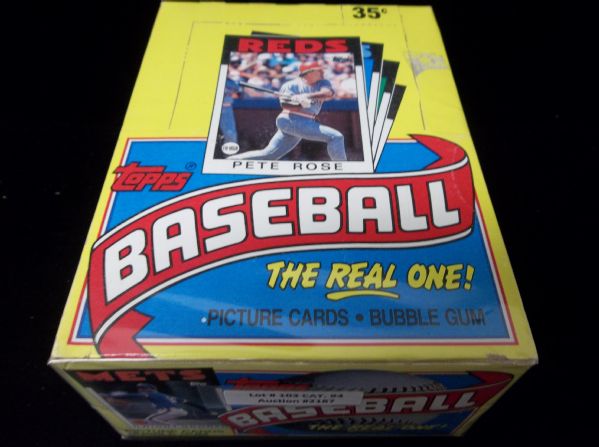 1986 Topps Baseball- One Unopened Wax Box- 36 packs/15 cards per pack