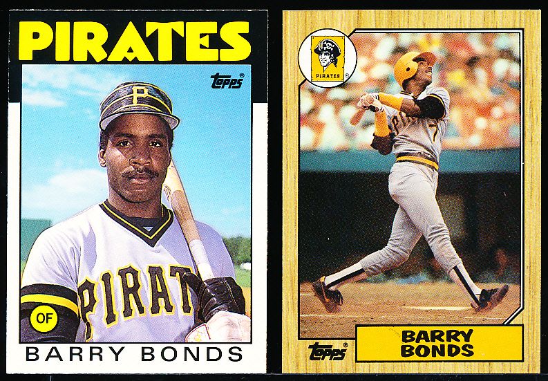 Lot Detail - 1986 Topps Traded #11T Barry Bonds XRC & ’87 Topps Bb #320 ...