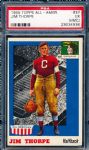 1955 Topps All American Football- #37 Jim Thorpe, Carlisle- PSA Ex 5(MC)