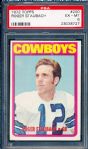 1972 Topps Fb- #200 Roger Staubach, Cowboys- PSA Ex-Mt 6