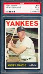 1964 Topps Baseball- #50 Mickey Mantle, Yankees- PSA Ex+ 5.5 