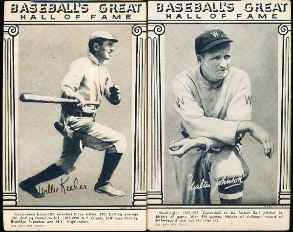 1948 Baseball’s Great Hall of Fame Exhibits- 3 Diff.