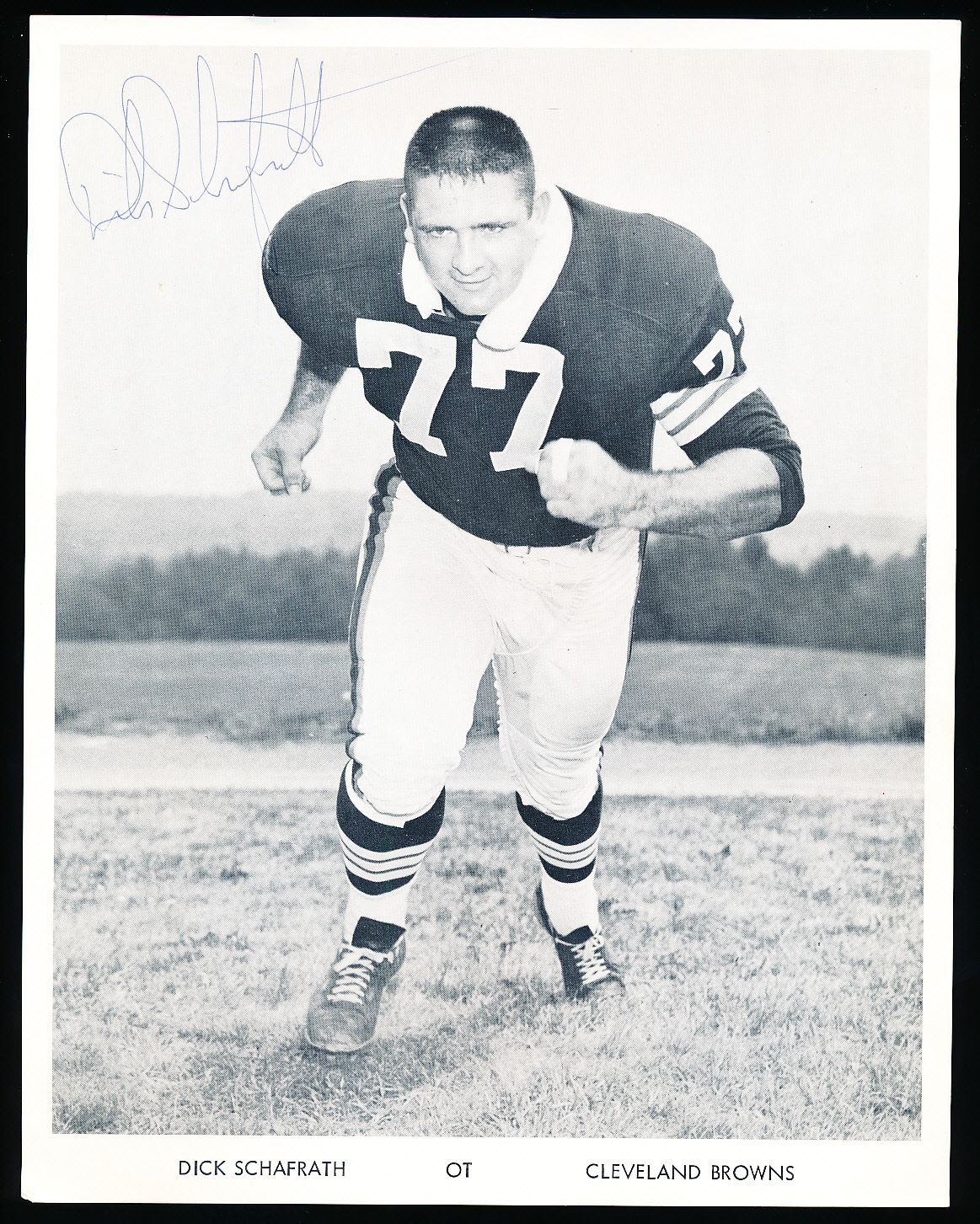 Lot Detail - 1960's Cleveland Browns 7-½” x 9-½” Team Issued Paper  Handouts- 8 Asst.