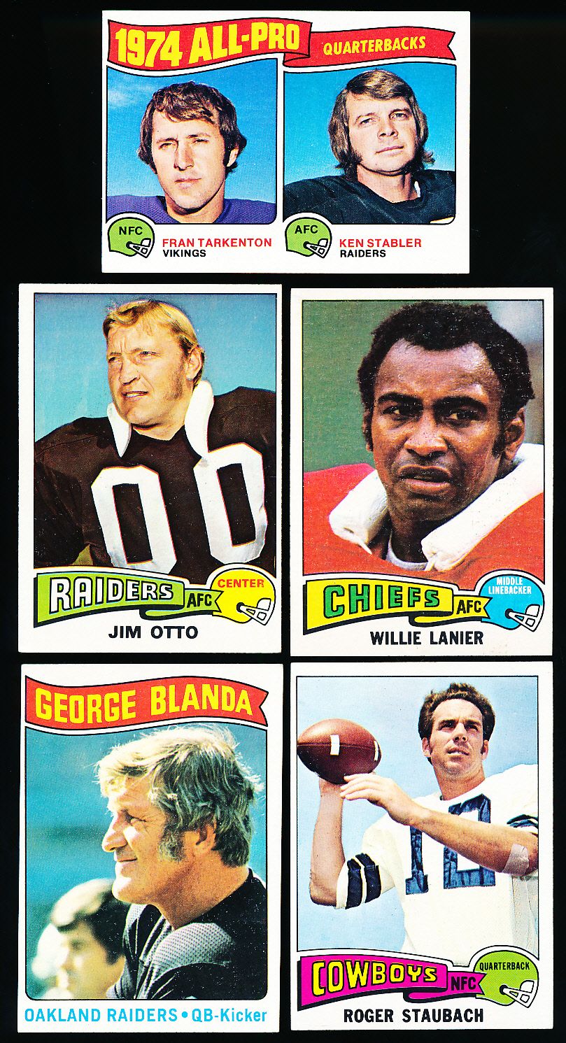 George Blanda 1975 Topps Card 8