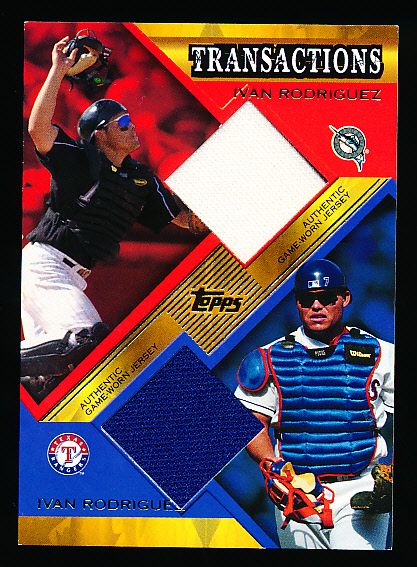 Lot Detail - 2003 Topps Traded Bb- “Transactions Dual Relics