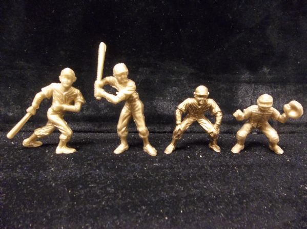 1950’s-60’s Gold Baseball Figures