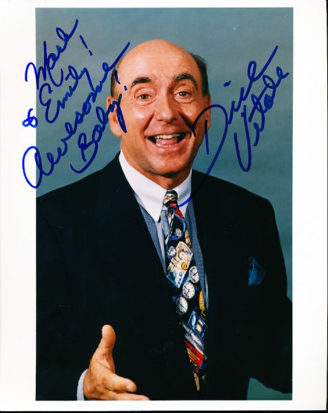 Dick Vitale Autographed Color 8” x 10” Bskbl. Photo