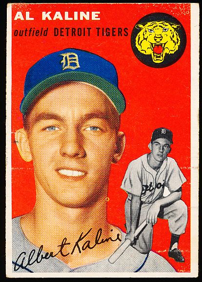 1954 Topps Baseball - #201 Al Kaline, Tigers- Rookie!