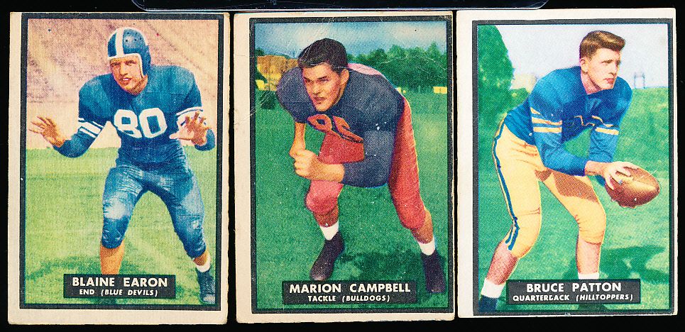 Lot Detail - 1951 Topps Magic Football- 6 Diff.