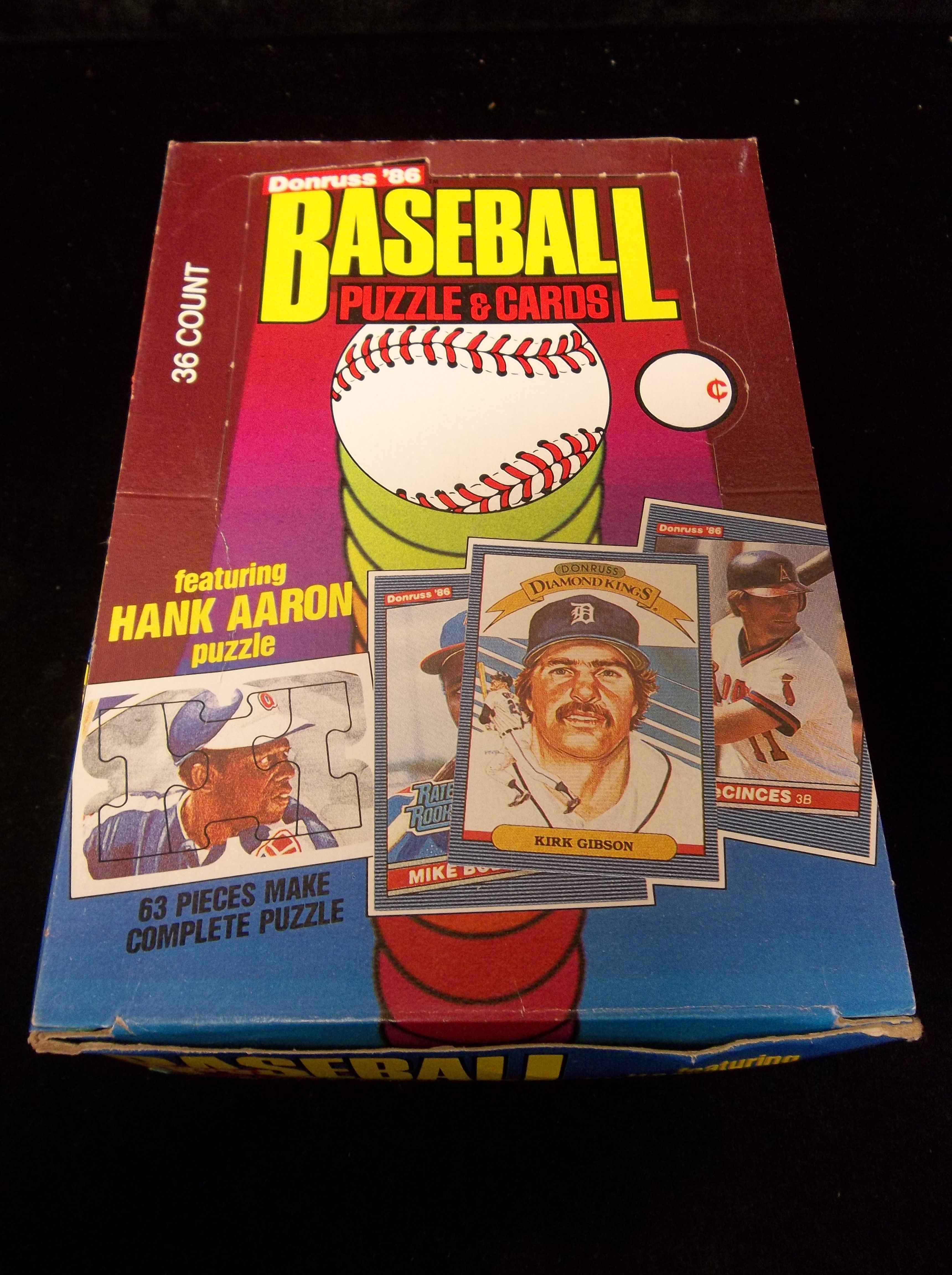 Lot Detail 1986 Donruss Baseball 1 Unopened Wax Box