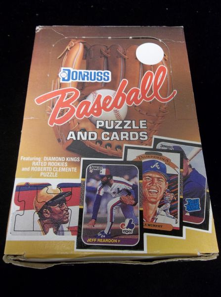 1987 Donruss Baseball- 1 Unopened Wax Box