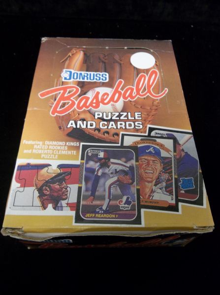 1987 Donruss Baseball- 1 Unopened Wax Box