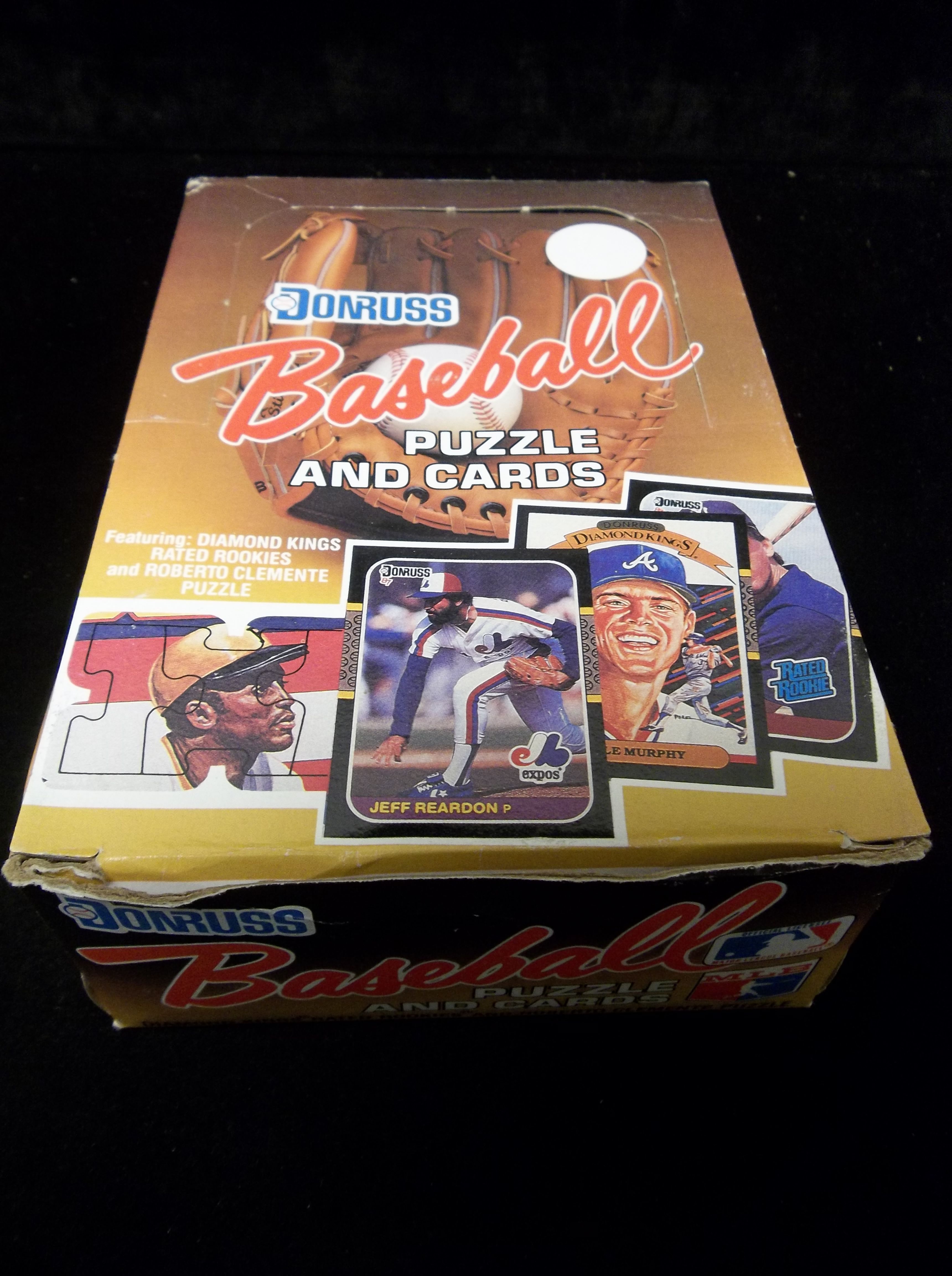 Lot Detail 1987 Donruss Baseball 1 Unopened Wax Box