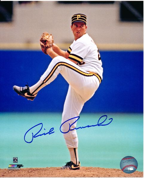 Rick Reuschel Autographed Pittsburgh Pirates Color 8” x 10” Photo