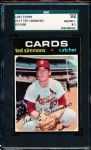 1971 Topps Baseball- #117 Ted Simmons, Cards- SGC 92 Nm/Mt + 8.5 