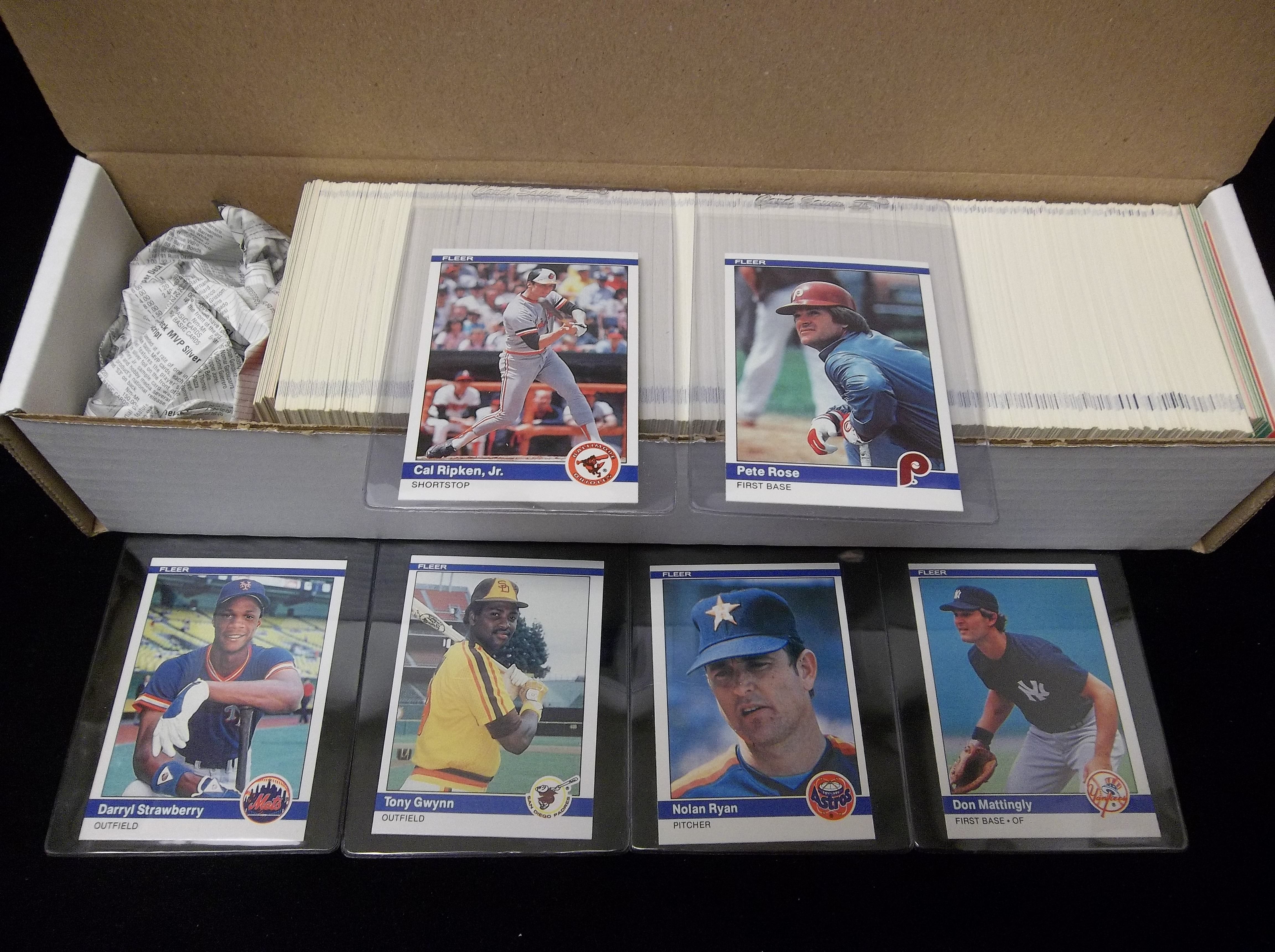 Lot Detail - 1984 Fleer Baseball Complete Vendor Set of 660