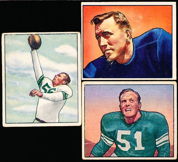 1950 Bowman Football- 8 Diff.