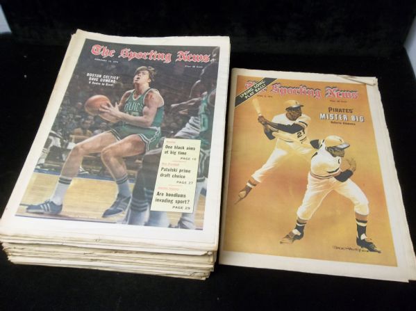 1972 The Sporting News- 20 Diff. Issues Most with Star Covers! 