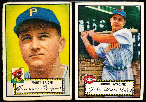 1952 Topps Baseball- 2 Cards