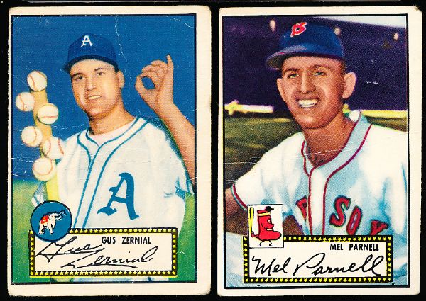 1952 Topps Baseball- 2 Cards