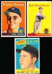 1958 Topps Bb- 3 Diff.