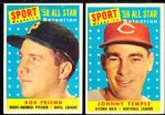 1958 Topps Bb- 6 Diff.