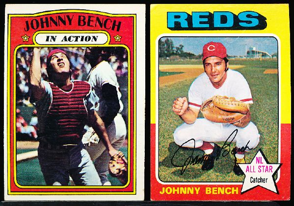 Johnny Bench- 9 Cards