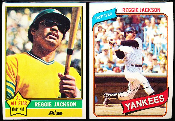 Reggie Jackson Lot- 15 Cards