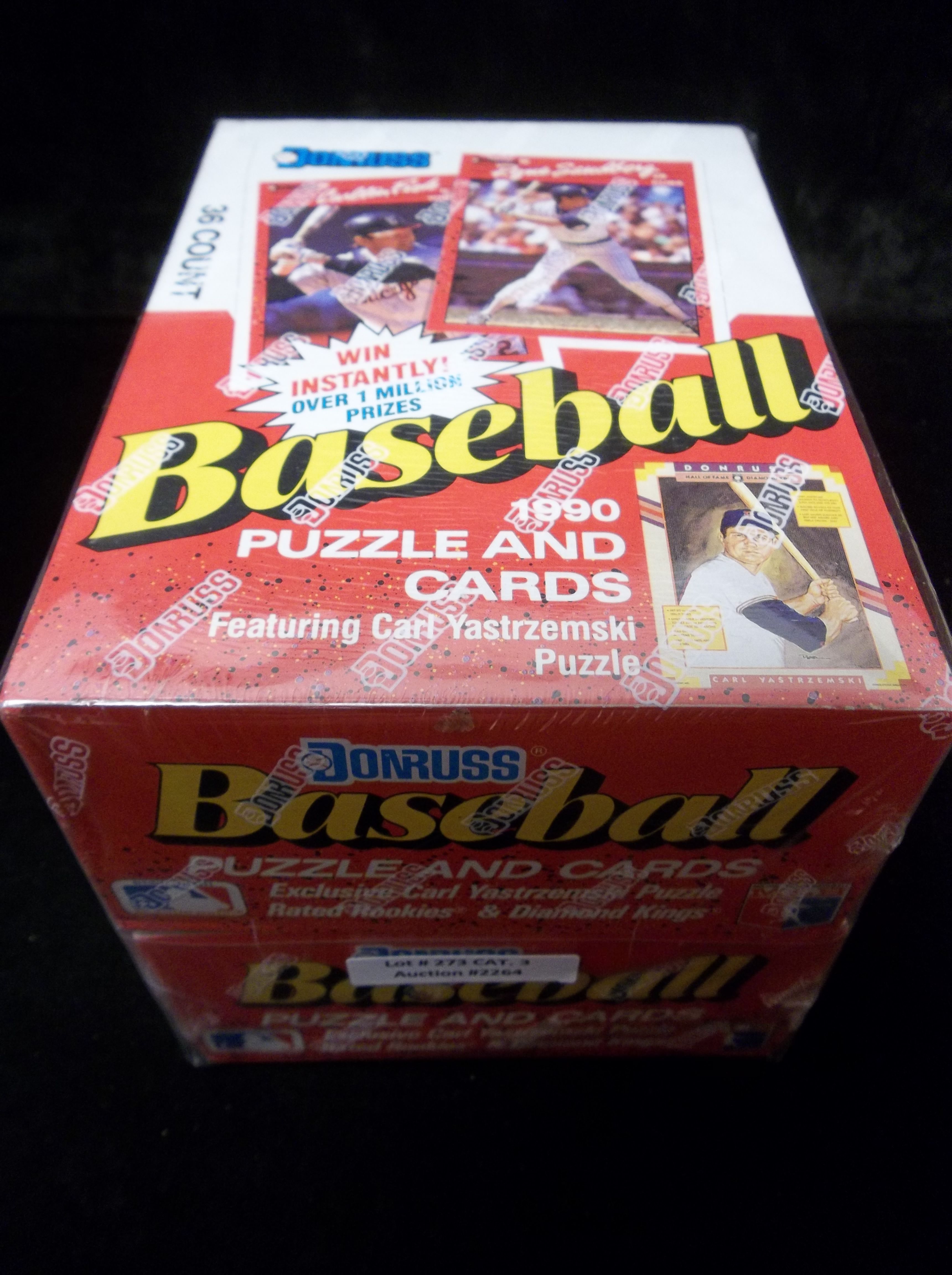 Lot Detail 1990 Donruss Baseball 2 Unopened Wax Boxes