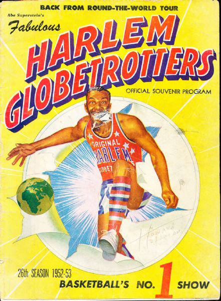 1952-53 Harlem Globetrotters Program