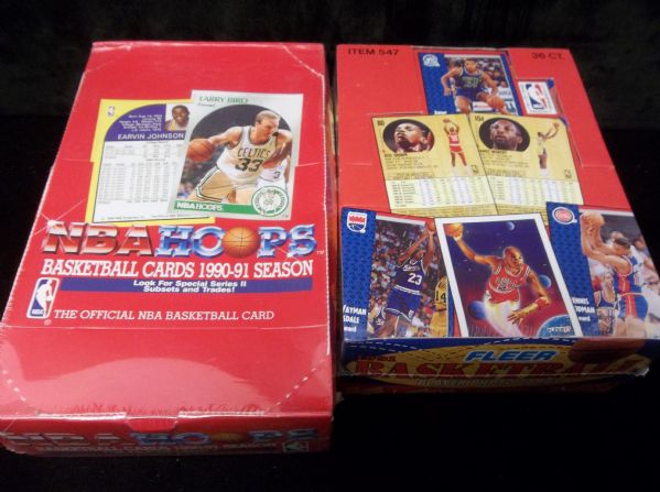 Two Diff. Unopened Basketball Wax Boxes