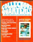 Winter 1975 Collectors Quarterly Magazine- 1st Issue with 18 Sample SSPC Cards inc. Berra, G. Perry