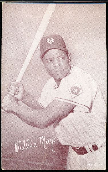 1947-66 Exhibit Bsbl.- Willie Mays, New York Giants