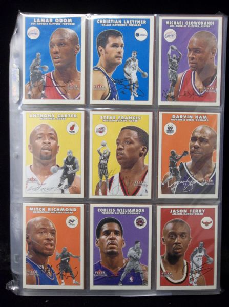 2000-01 Fleer Tradition Bskbl.- 1 Complete Set of 300 Cards in Sheets