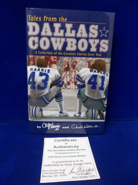 2003 Tales From the Dallas Cowboys by Cliff Harris and Charlie Waters Signed by Both Harris & Waters!